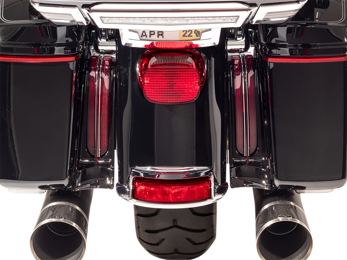 Ciro Filler Panel Light - Red Lens - Red Leds - Chrome |