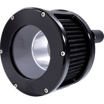 Feuling Parts Air Cleaner - Ba Race Series - Clear Cover - Black Filter