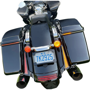 Custom Dynamics Smart Led 1157 Bullet Turn Signals - Rear - Amber/Red