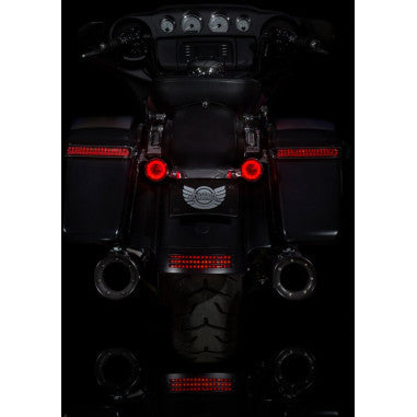 Custom Dynamics Probeam® Rear Led Turn Signal Inserts With Red Lenses - 1157