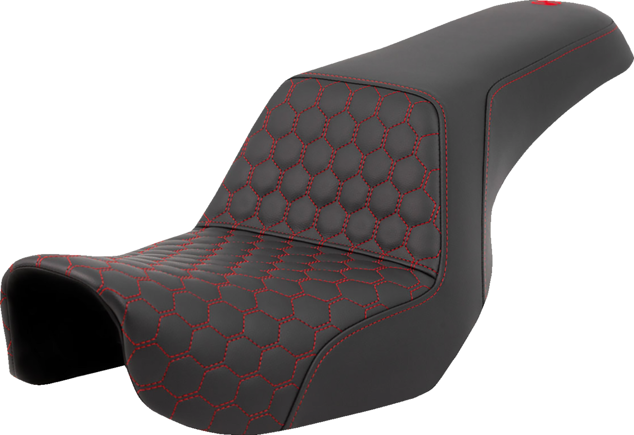 Saddlemen Step-Up Seat - Honeycomb - Dyna '06-'17