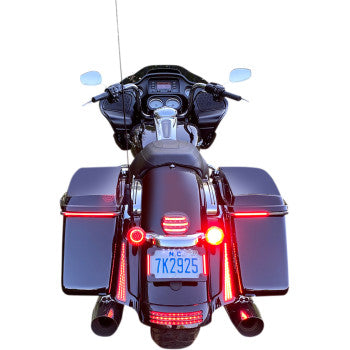 Custom Dynamics Genesis® 4 Red Ring Led Turn Signal Inserts