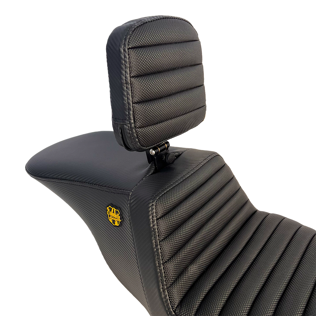 Saddlemen "Highwaymen" Tour Step Up Seat - Rider Backrest - Flsb/Fxlr/S/St '18-'23