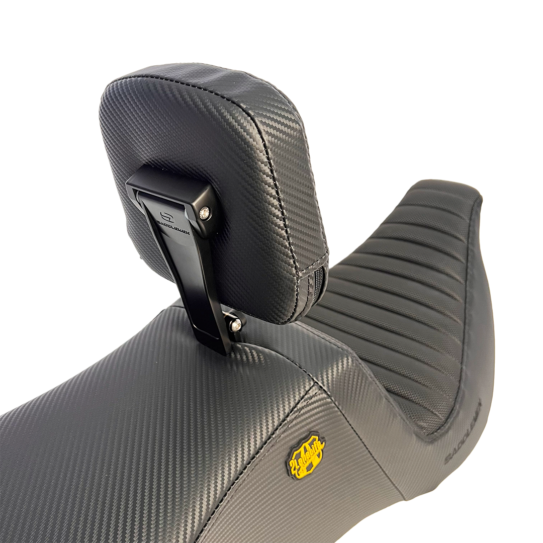 Saddlemen Tour Step-Up Seat - Rider Br - Tuck-N-Roll - Flsb/Fxlr '18-'23