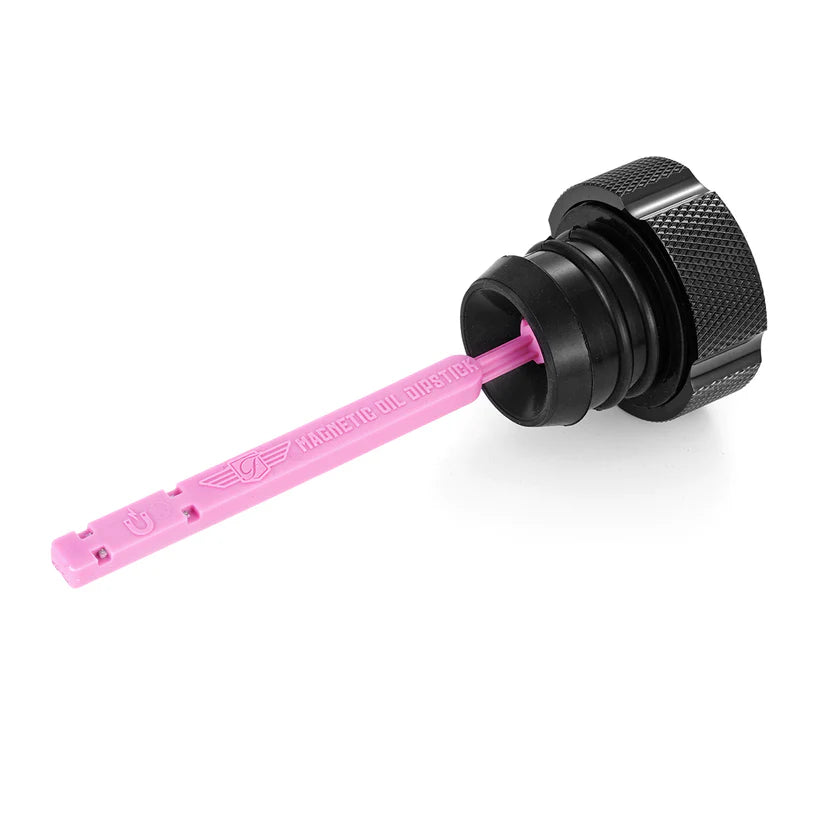 Stainless-Steel Magnetic Engine Oil Dipstick for Harley-Davidson Softail Knurled (2000-2017)