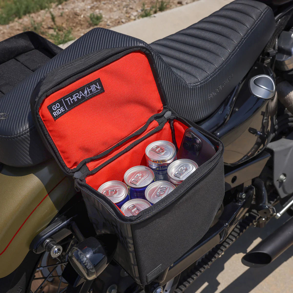 Thrashin Supply Mini Essential Saddlebags | 8 Liters