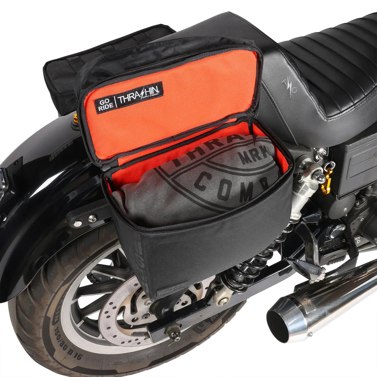 Thrashin Supply Essential Base Saddlebags | 10 Liters