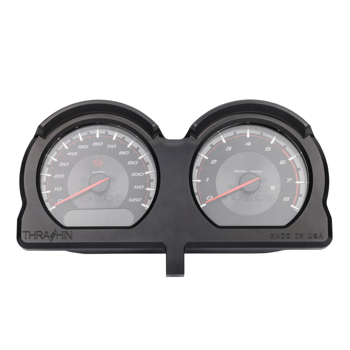 Thrashin Supply Road Glide Gauge Relocation - Black