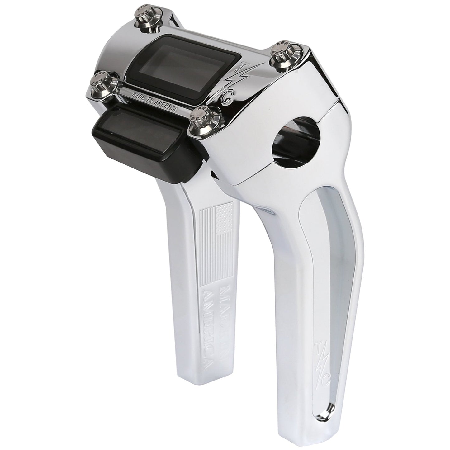 Thrashin Supply 6.5" Pull Back Thrashin Risers - Chrome