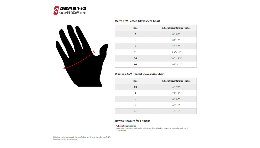 Gerbing Heated Clothing 12V G4 Heated Gloves - Black |