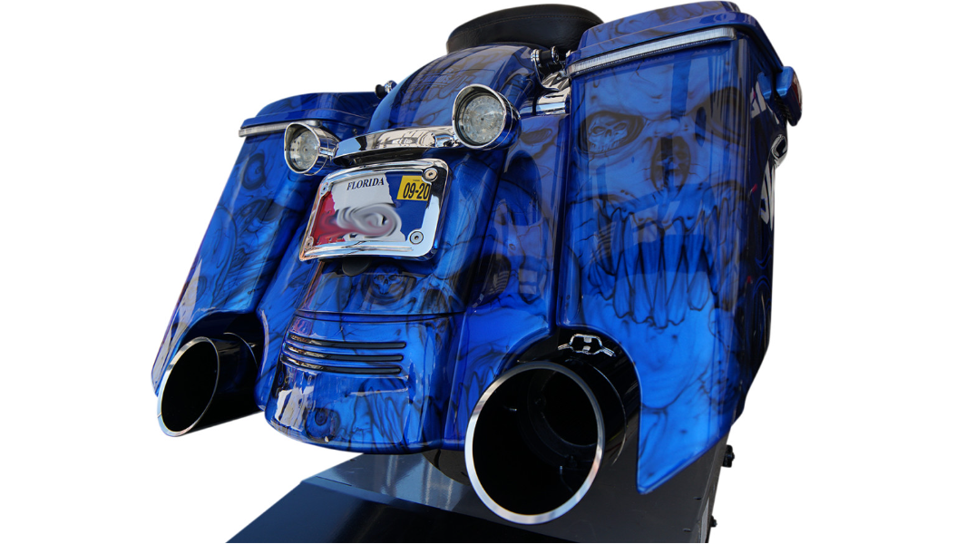 Khrome Werks 4-1/2" Hp-Plus® Slip-On Mufflers - Black With Edge - Touring