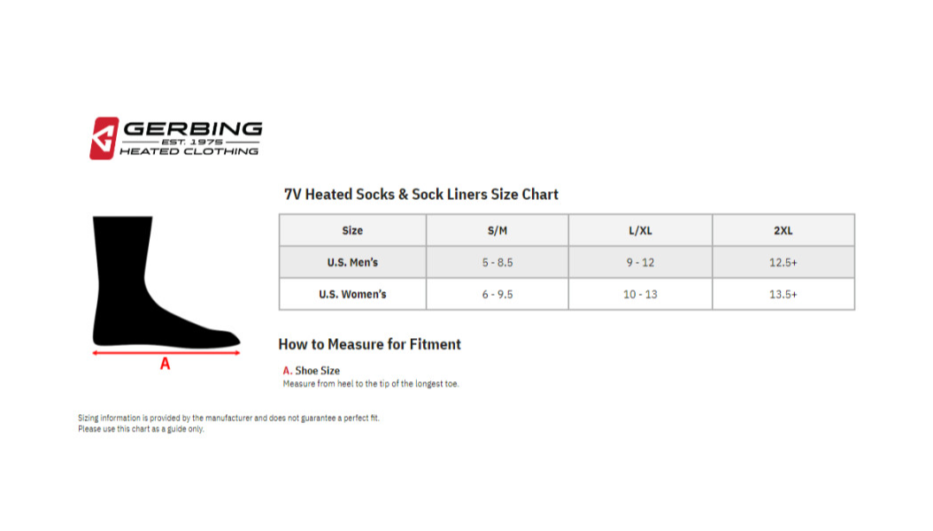 Gerbing Heated Clothing 7V Wool Heated Socks |
