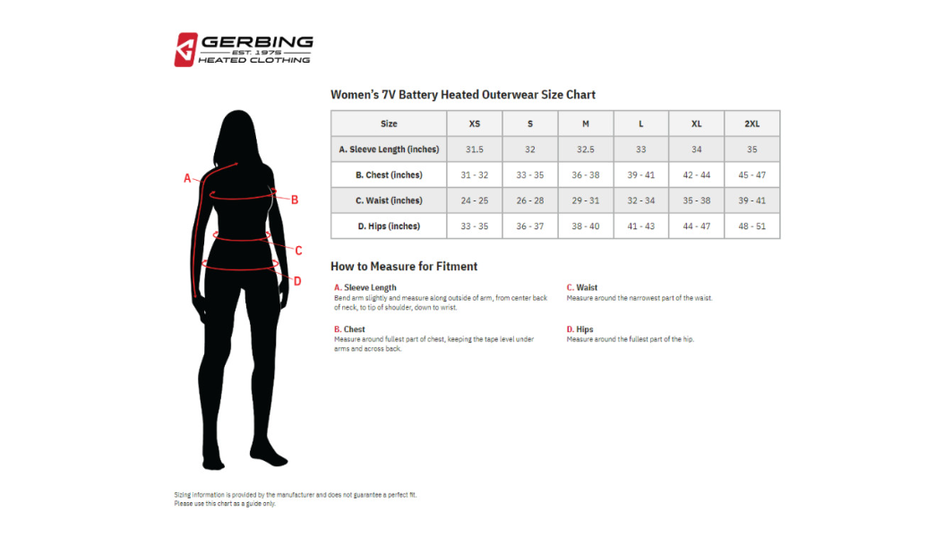 Gerbing Heated Clothing Women'S 7V Khione Puffer Heated Vest 2.0 - Black |