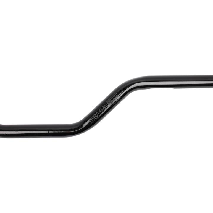 Thrashin Supply Bagger Handlebars & Risers Aggressive Mid Bend Bar - Black