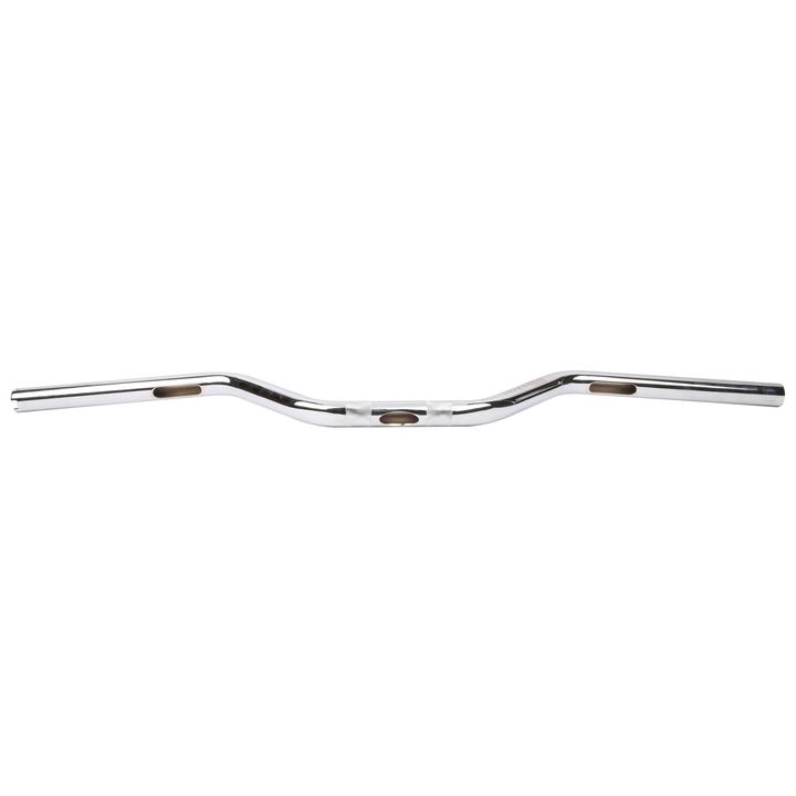 Thrashin Supply Bagger Handlebars & Risers Aggressive Mid Bend Bar - Chrome