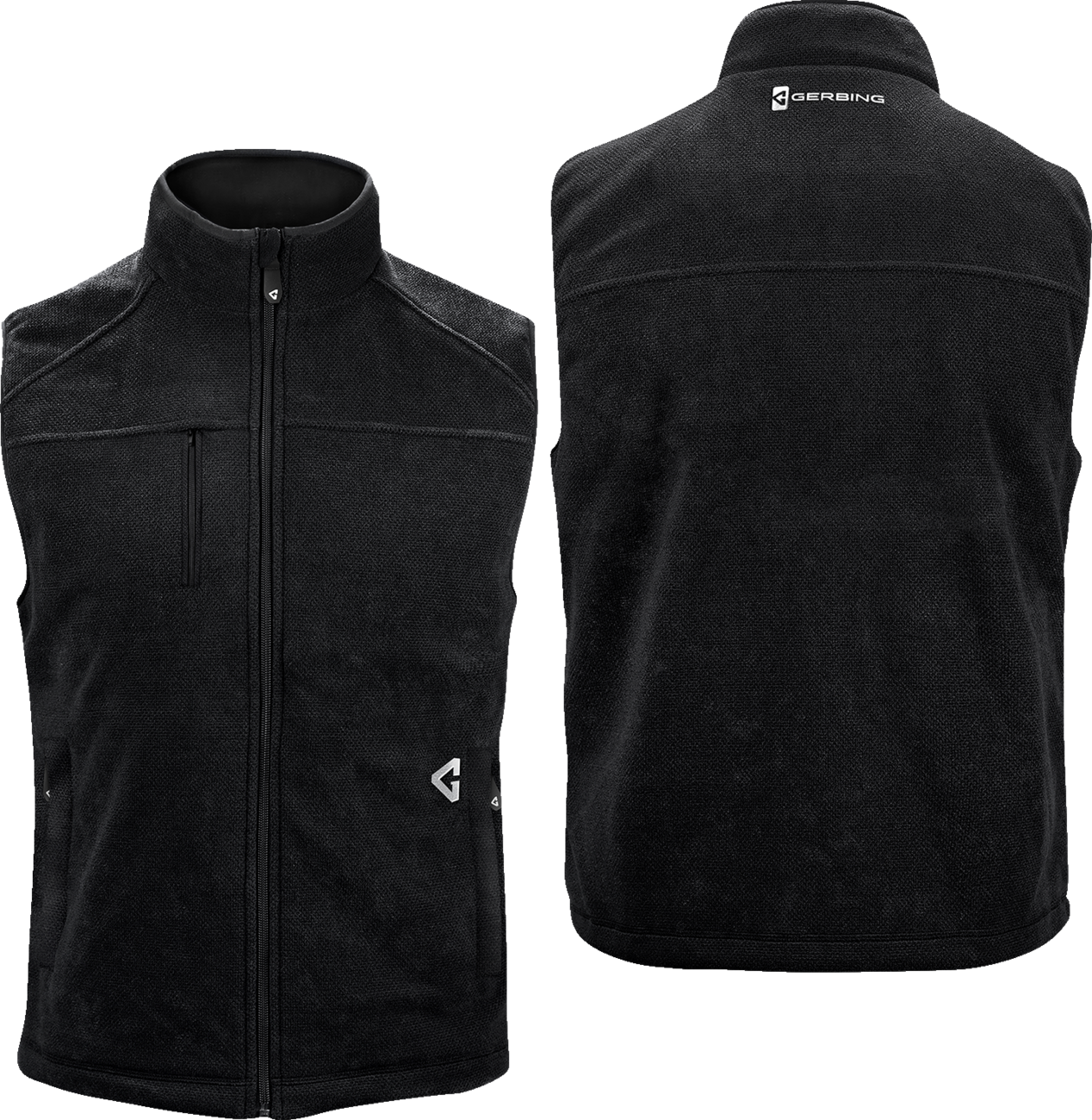 Gerbing Heated Clothing V Thermite Fleece Heated Vest 2.0 - Black - Mens |