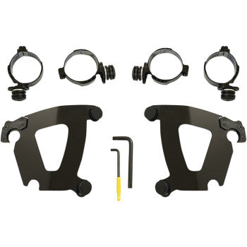 Memphis Shades Road Warrior Mounting Kit - Black - Fxfb