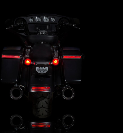 Custom Dynamics Probeam® Red Led Turn Signals With Red Lenses |