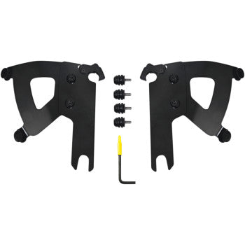 Memphis Shades Road Warrior Mounting Kit - Black - Flhrs/Xs