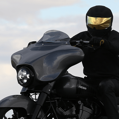 Klock Werks - 6.5" Flare™ Windshield (96-13 Models) Bat Wing