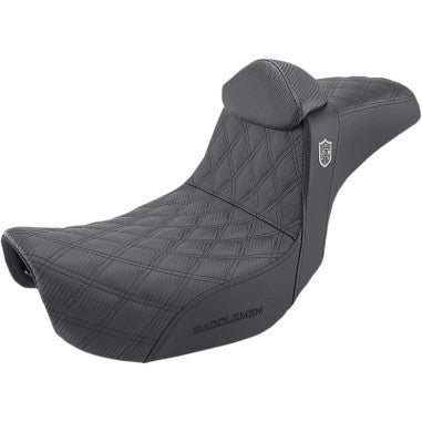 Saddlemen 2006-2017 Fxd, Fxdwg, Fld Dyna Pro Series Sdc Performance Gripper Seat With Driver'S Lumbar Rest