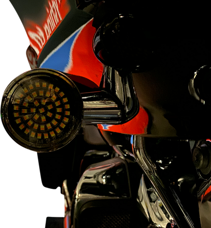 Custom Dynamics Genesis® 4 Amber/White Led Turn Signal Inserts |