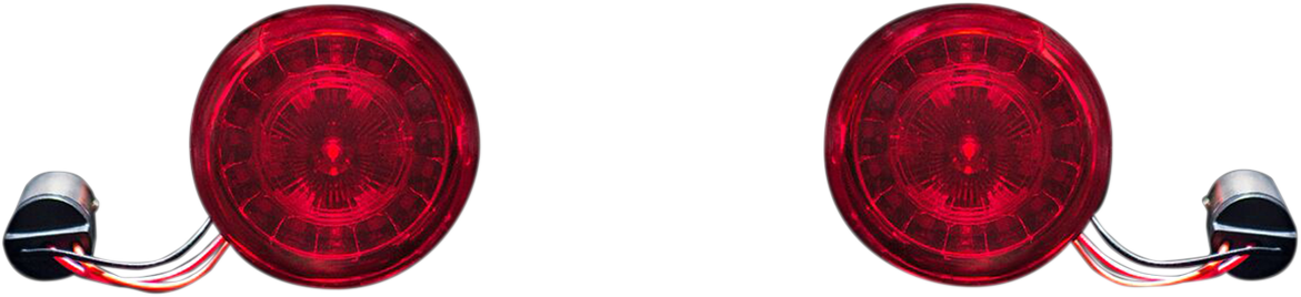 Custom Dynamics Probeam® Red Led Turn Signals With Red Lenses |