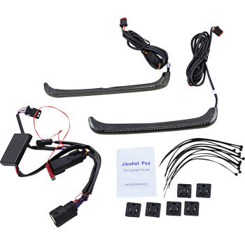 Custom Dynamics Led Low-Profile Bagz™ Accent Saddlebag Lights (Select '14-'23 Fl Models)