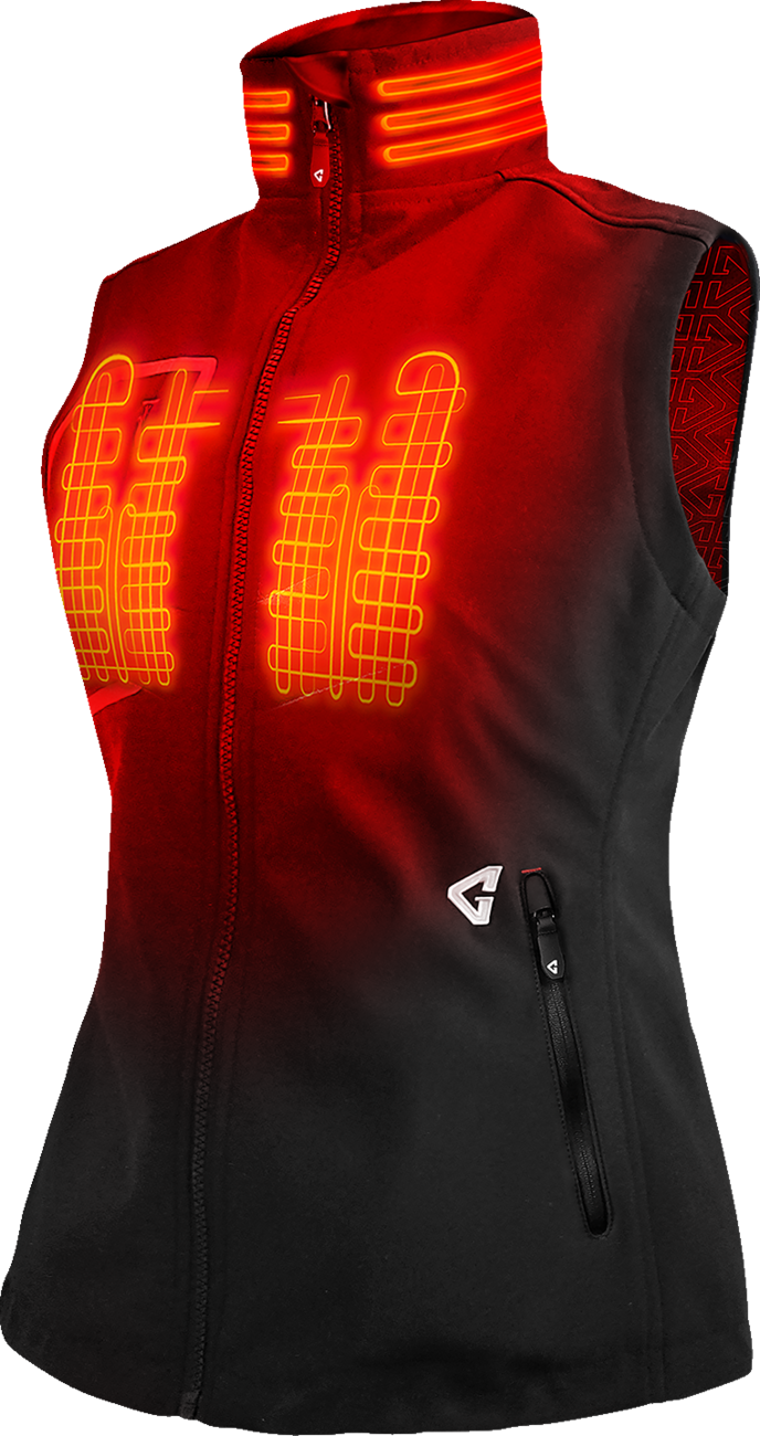 Gerbing Heated Clothing Women'S 7V Torrid Softshell Heated Vest 2.0 - Black |