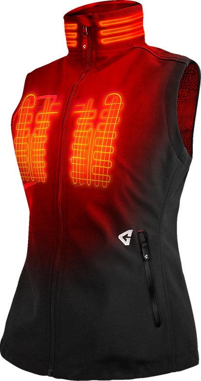 Gerbing Heated Clothing Women'S 7V Torrid Softshell Heated Vest 2.0 - Black |