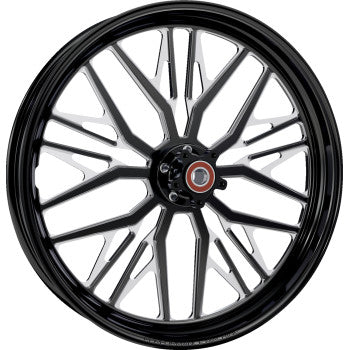 PERFORMANCE MACHINE Dual Disc/with ABS - Black/Contrast Cut Platinum - 21x3.5 | Front Nivis Wheel