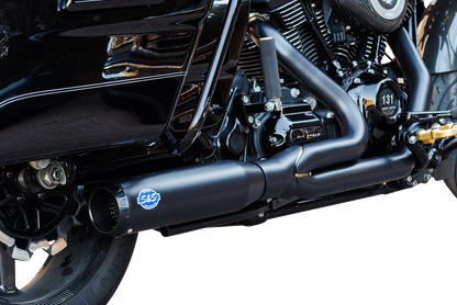 S&S Cycle 2-Into-1 Qualifier Exhaust System - 50-State - Black
