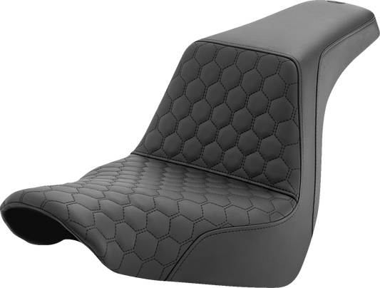 Saddlemen Step-Up Seat - Honeycomb - Fl/Fx '18-'23