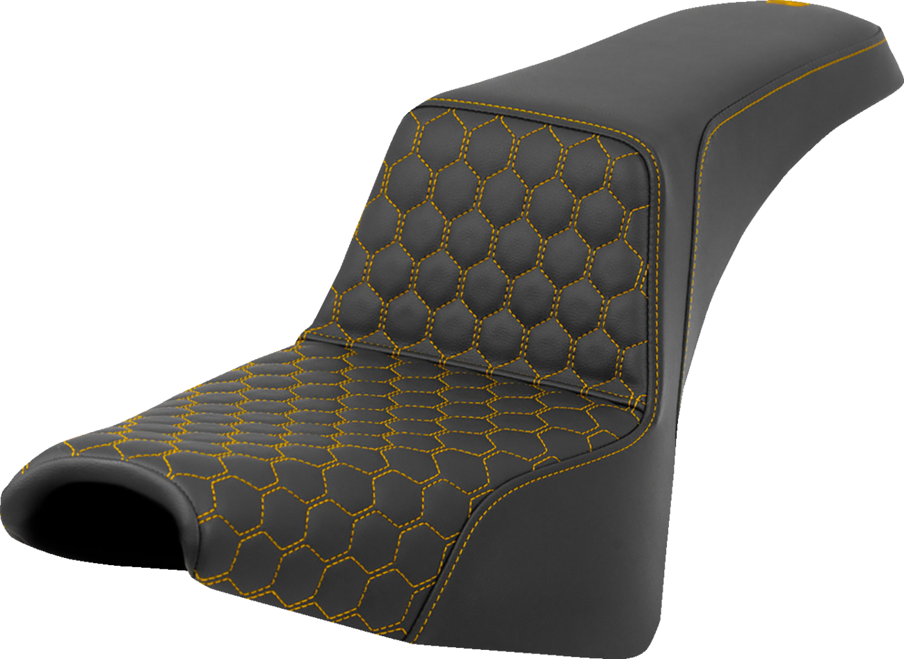 Saddlemen Step-Up Seat - Honeycomb - Fxbb/Fxst '18-'23