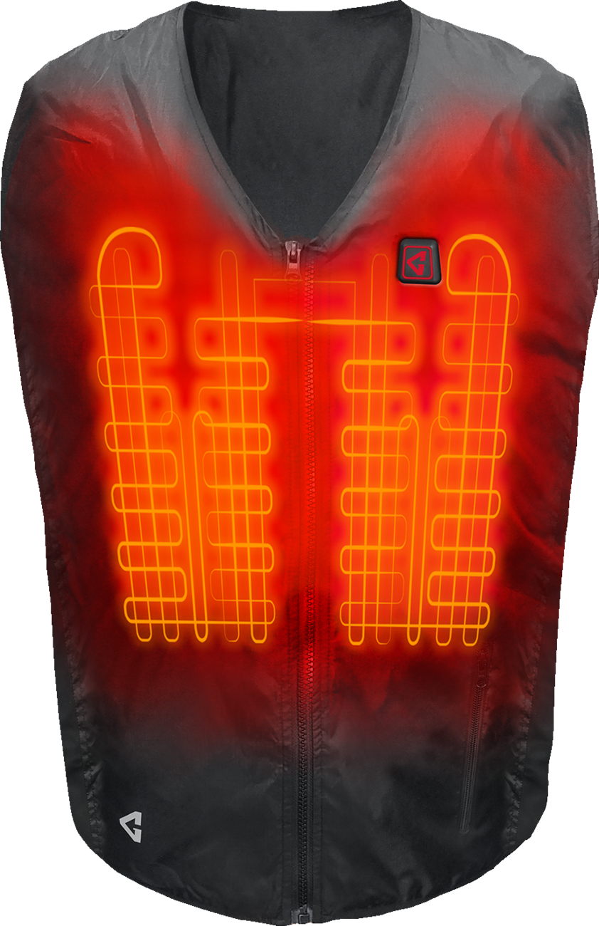 Gerbing Heated Clothing 7V Battery Heated Vest Liner - Black - Unisex |