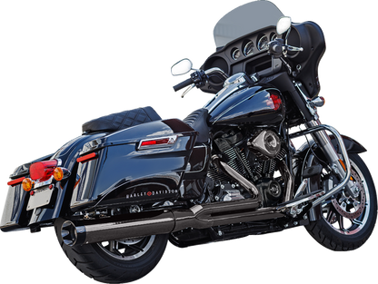 S&S Cycle 2-Into-1 Lava Chrome Sidewinder® Exhaust System - 49-State