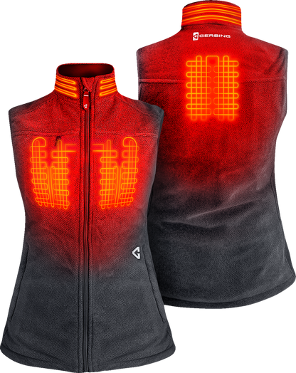 Gerbing Heated Clothing Women'S 7V Thermite Heated Fleece Vest 2.0 - Gray |