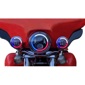 Custom Dynamics Proglow Led Headlamp With Color Changing Halo