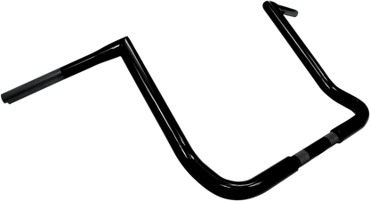 La Choppers 14" Twin Peaks Touring Handlebar - Black