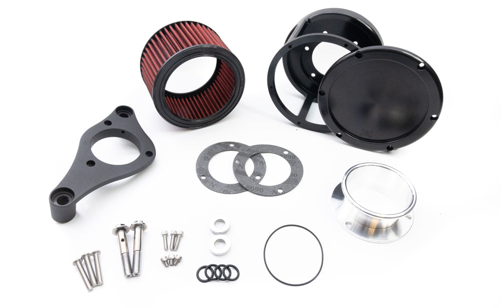 Feuling Parts Air Cleaner - Ba Race Series - Solid Cover - Red Filter - M8