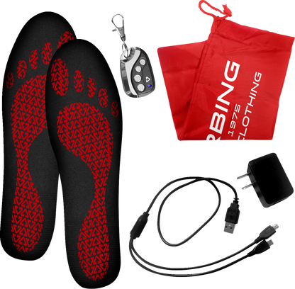 Gerbing Heated Clothing 3V Rechargeable Heated Insoles With Remote |
