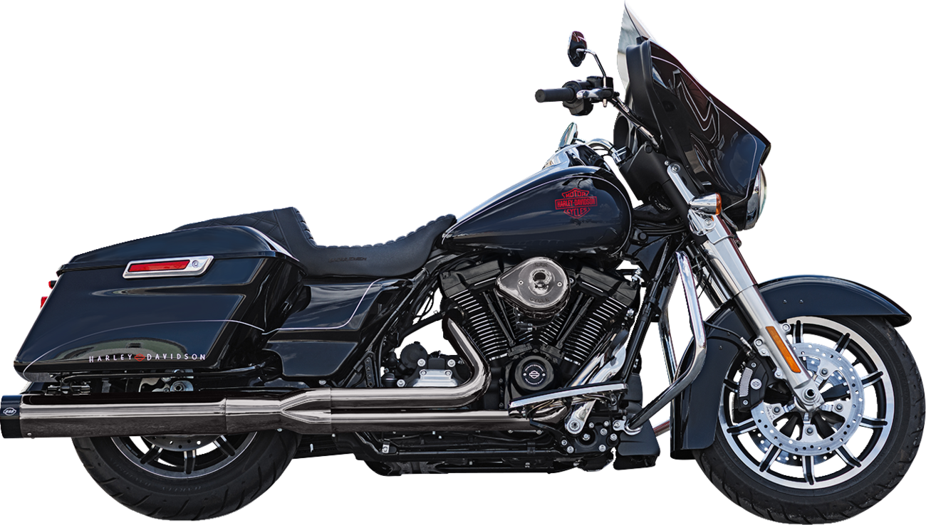S&S Cycle 2-Into-1 Lava Chrome Sidewinder® Exhaust System - 49-State