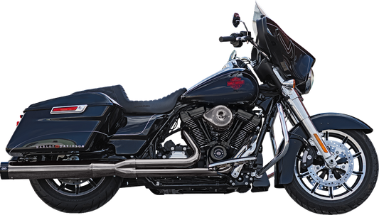 S&S Cycle 2-Into-1 Lava Chrome Sidewinder® Exhaust System - 49-State