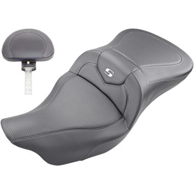 Saddlemen 2008-2023 Flhr, Flht, Flhx & Fltr Roadsofa™ Cf Seat With Driver'S Backrest