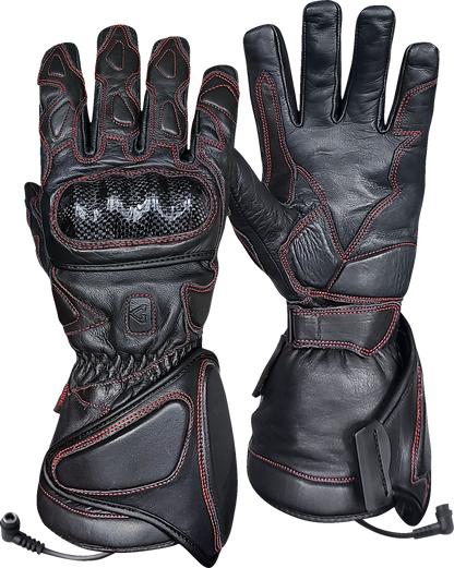 Gerbing Heated Clothing 12V Extreme Hard Knuckle Heated Gloves - Black |
