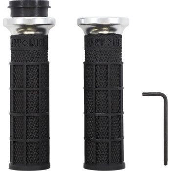 Odi Grips - Hart Luck - Tbw - Black/Silver