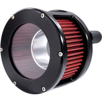 Feuling Parts Air Cleaner - Ba Race Series - Clear Cover - Red Filter - M8
