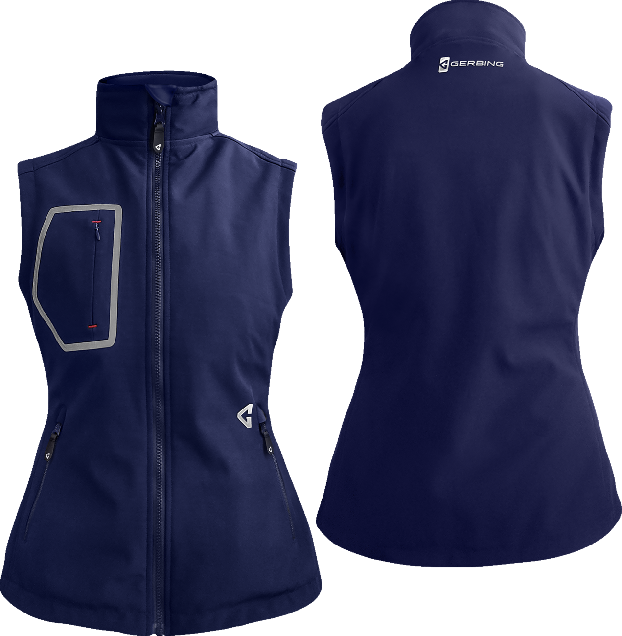 Gerbing Heated Clothing Women'S 7V Torrid Softshell Heated Vest 2.0 - Navy |