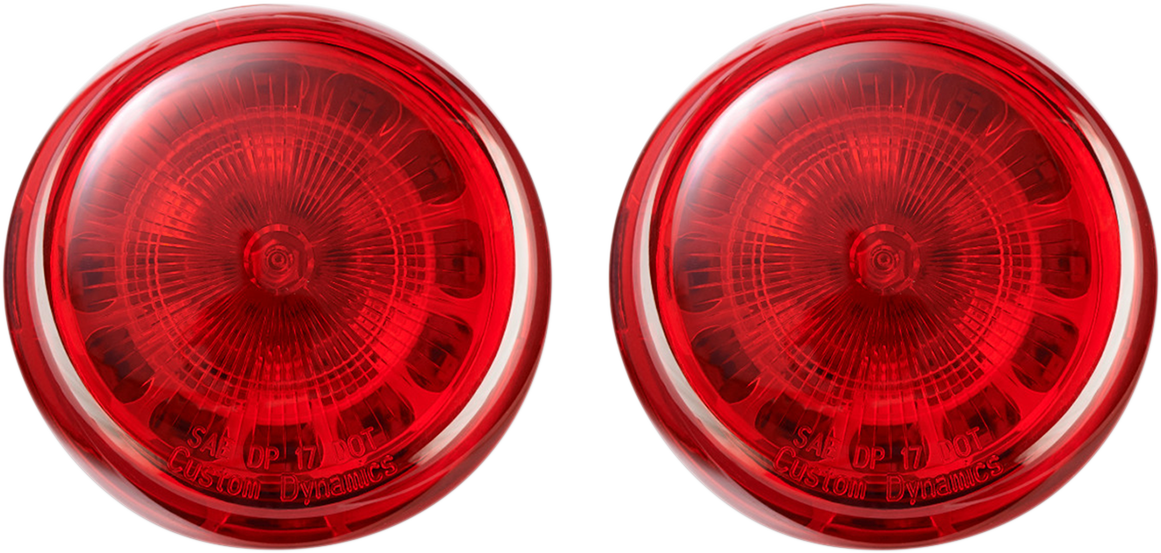Custom Dynamics Probeam® Turn Signal Inserts - 1156 - Red |