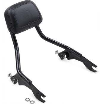 Cobra Usa Detachable Backrest - Black - Short - '09-Current Flh